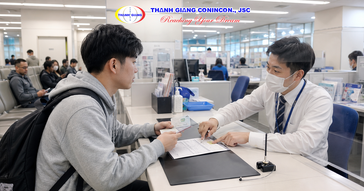 Du học sinh Việt Nam thực hiện thủ tục xin giấy phép làm thêm hợp pháp tại Nhật Bản.