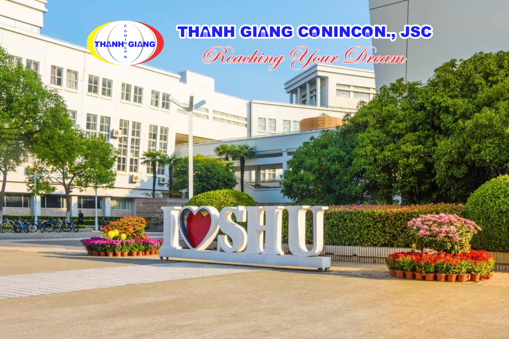 Góc check-in quen thuộc của sinh viên tại Đại học Thượng Hải