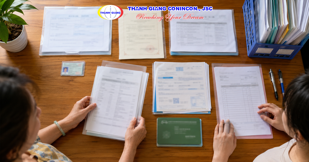 Bộ hồ sơ nghề nghiệp, nhân thân và tài chính dành cho phụ huynh làm tự do bảo lãnh du học Nhật.
