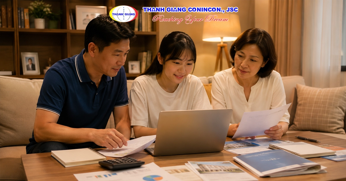 Học sinh và gia đình lập kế hoạch học phí, học bổng khi học hệ 1+4 Đài Loan.