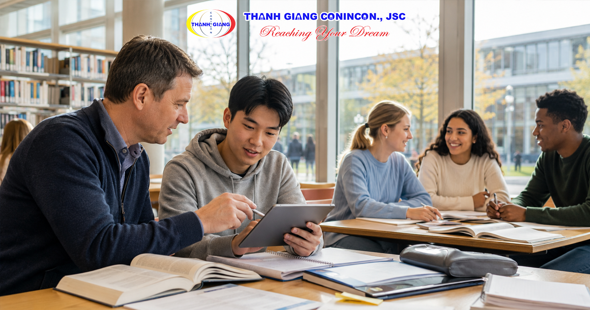 Du học sinh nghề học tiếng Đức và xây dựng kế hoạch nghề nghiệp dài hạn tại Đức.