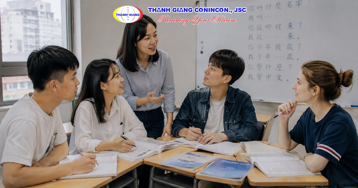 Học tiếng Trung năm đầu trong chương trình hệ 1+4 Đài Loan