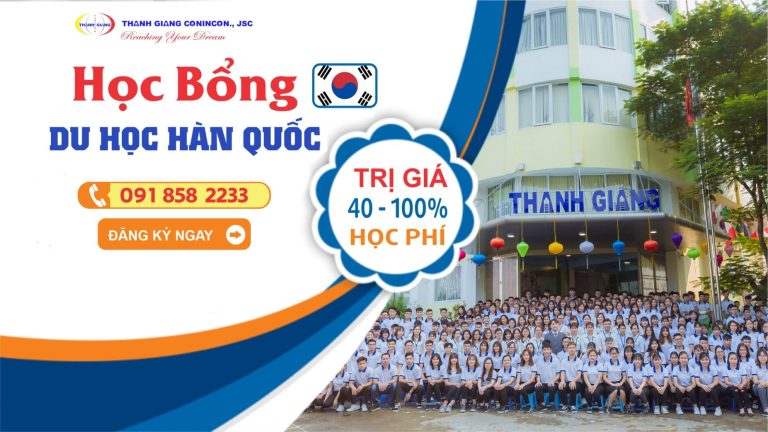 HỌC BỔNG DU HỌC HÀN QUỐC – THANH GIANG CONINCON