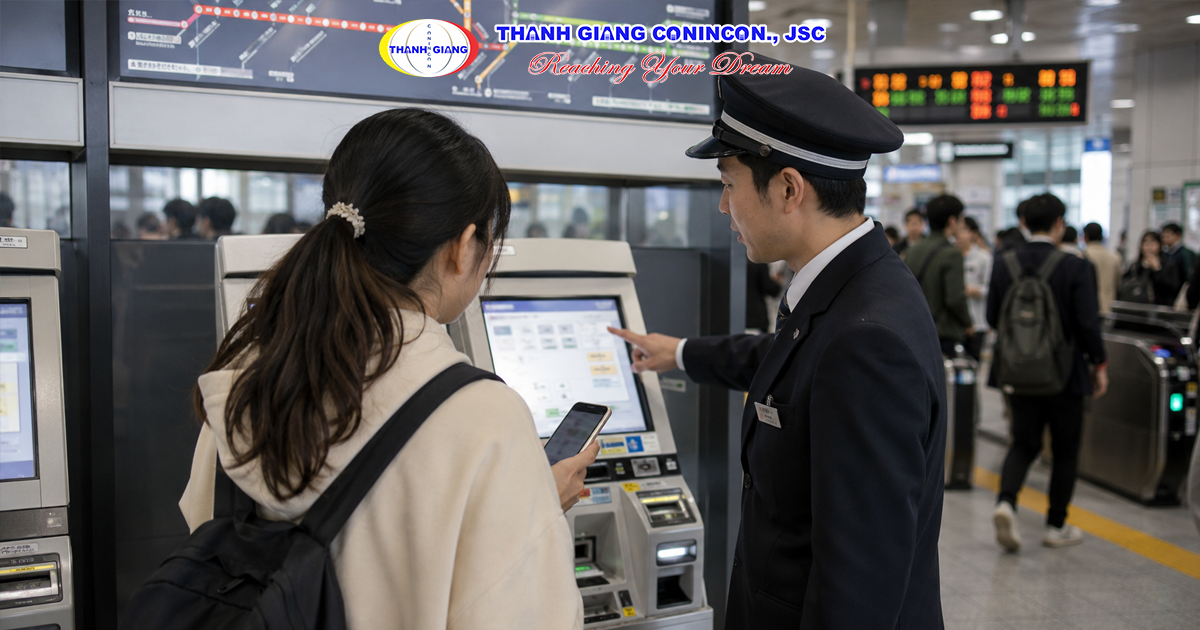 Du học sinh gặp khó khăn khi đi lại tại Nhật Bản do khả năng tiếng Nhật còn hạn chế.