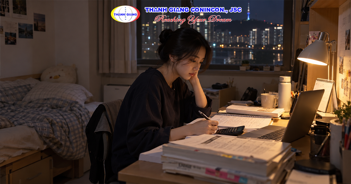 Du học sinh tính toán chi phí khi phải kéo dài thời gian học tiếng Hàn