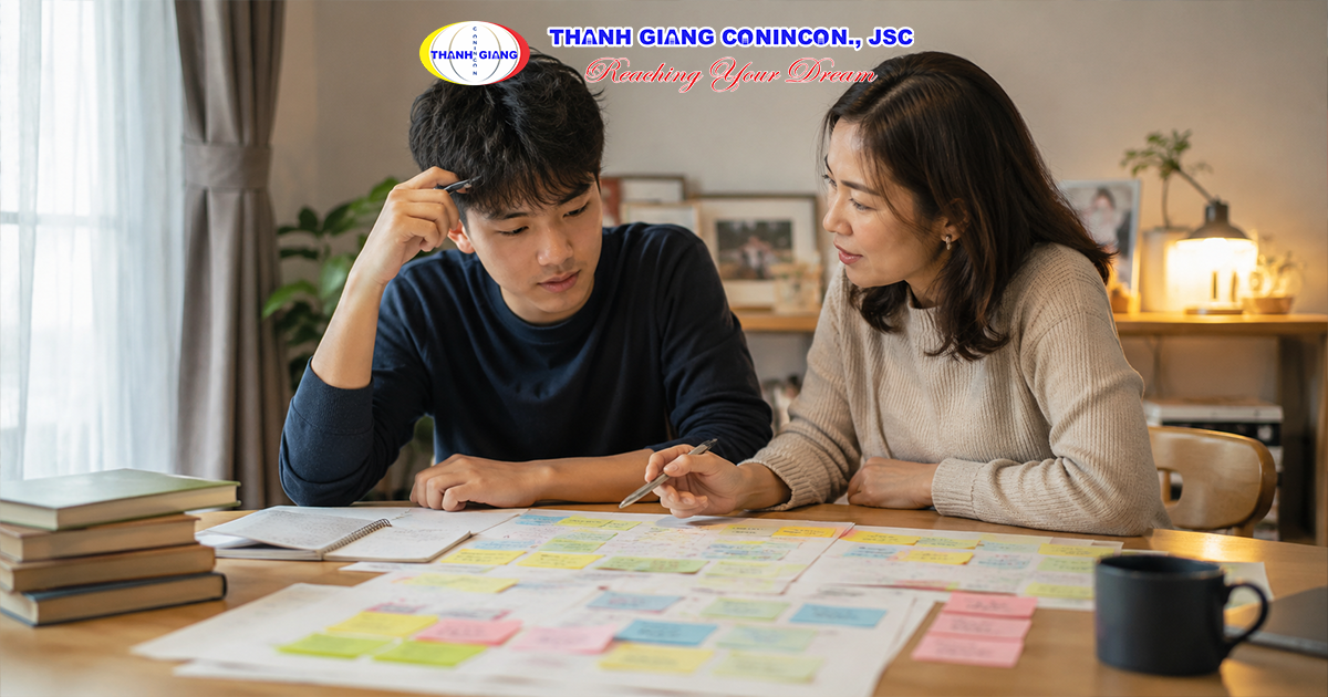 Không gian học tập ấm cúng