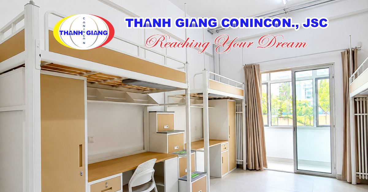 Không gian ký túc xá sinh viên tại Đại học Công nghệ Bắc Kinh