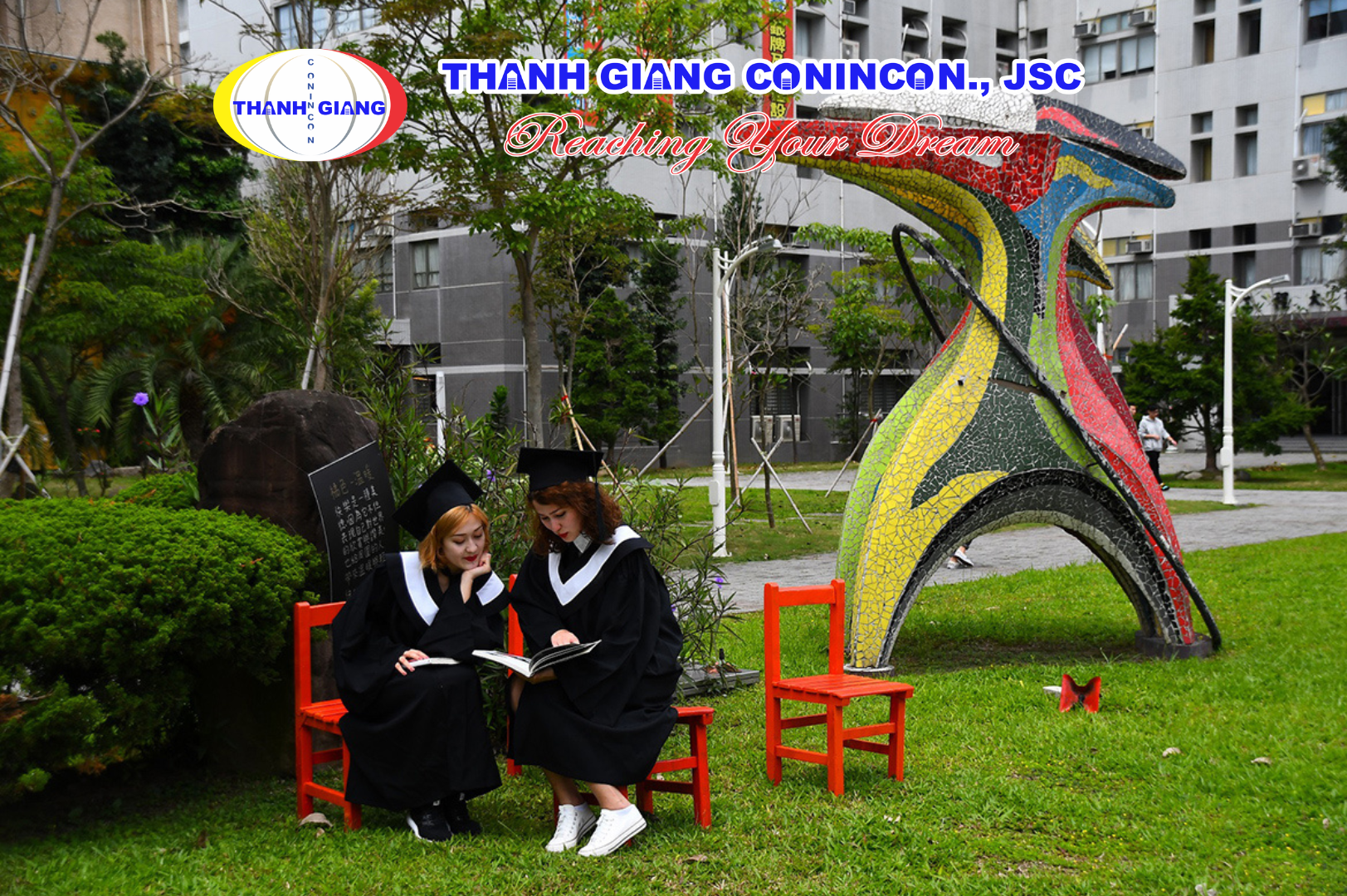 Không gian xanh học tập tại Đại học Nam Khai