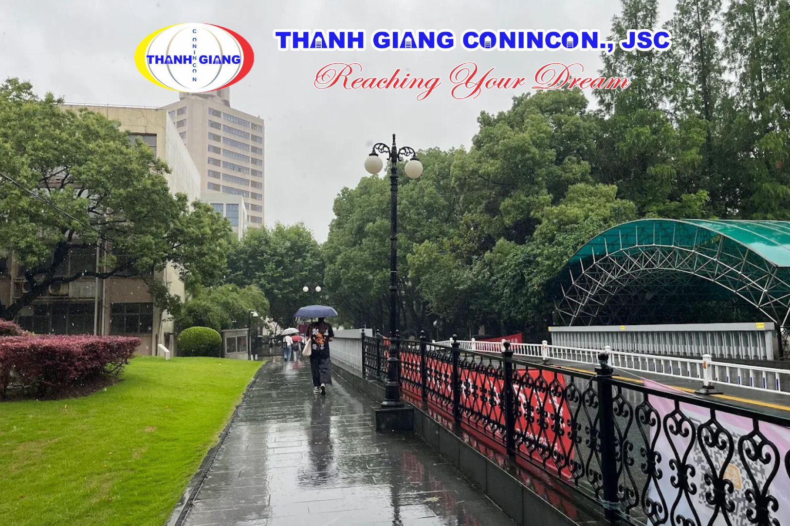 Không gian xanh tại Đại học Đông Hoa