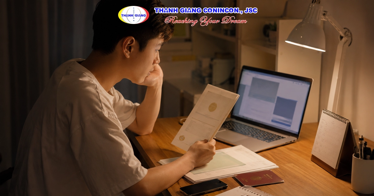 Học sinh kiểm tra thời hạn chứng chỉ TOPIK và lên kế hoạch nộp hồ sơ du học Hàn Quốc.