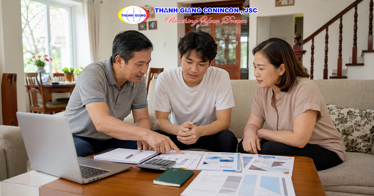 Gia đình lập kế hoạch chi phí du học Hàn Quốc vừa học vừa làm