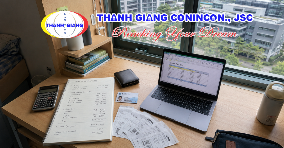 Lập kế hoạch tài chính trước khi du học Đài Loan vừa học vừa làm