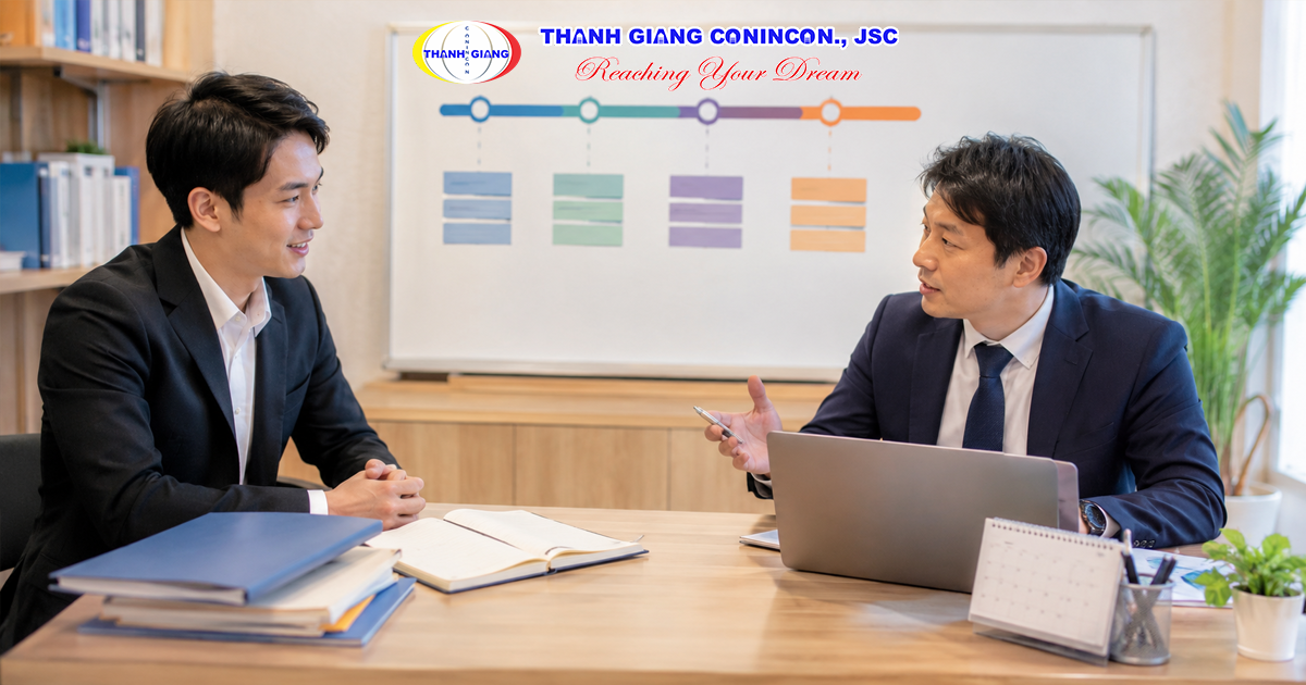 Ứng viên xây dựng lộ trình săn học bổng Thạc sĩ Nhật Bản cùng chuyên viên tư vấn.