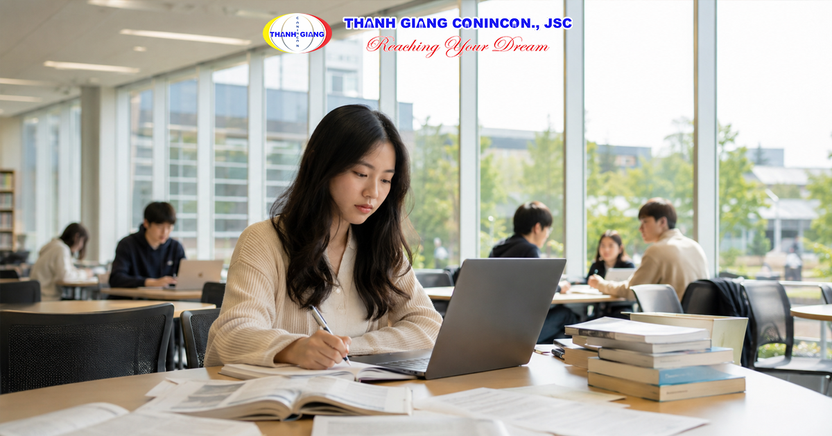 Du học sinh Việt Nam học chương trình Thạc sĩ tại Nhật Bản và tham gia nghiên cứu cùng sinh viên quốc tế.