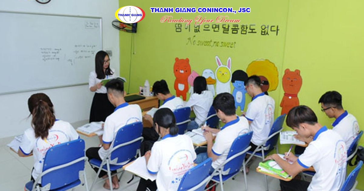 Lớp học tiếng Hàn tại Thanh Giang