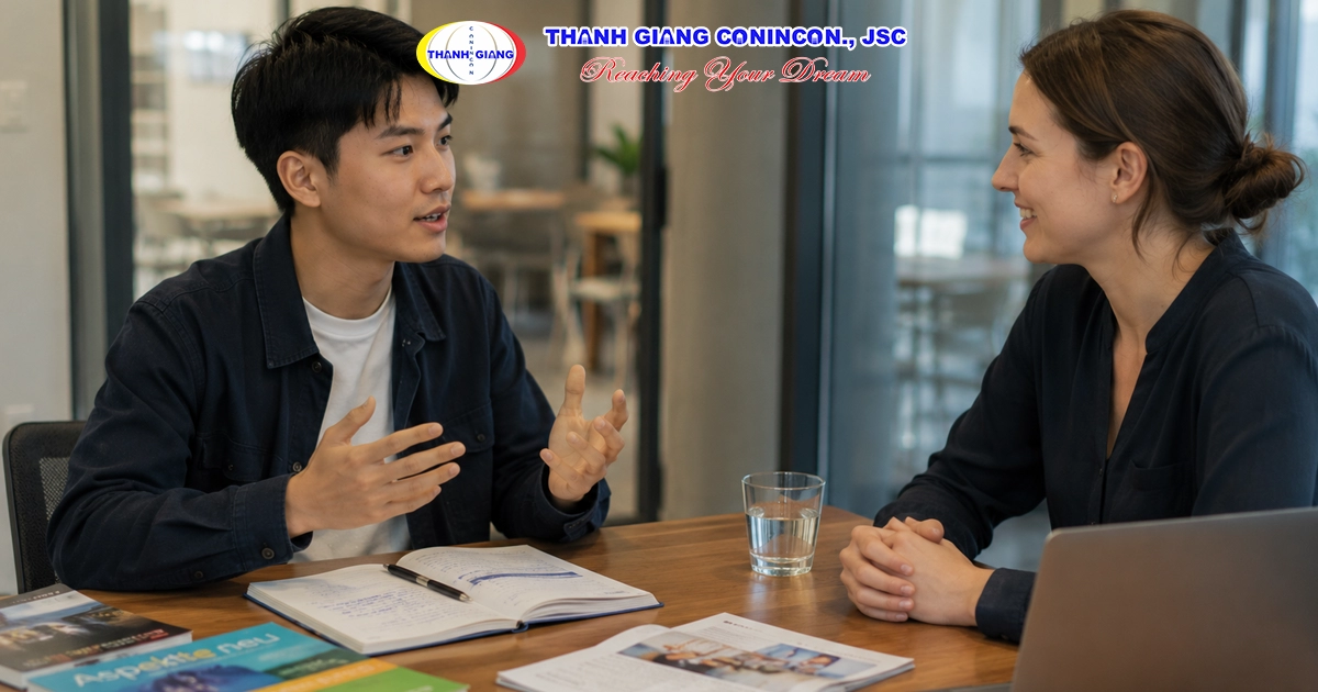Luyện giao tiếp tiếng Đức thực tế trước khi sang Đức