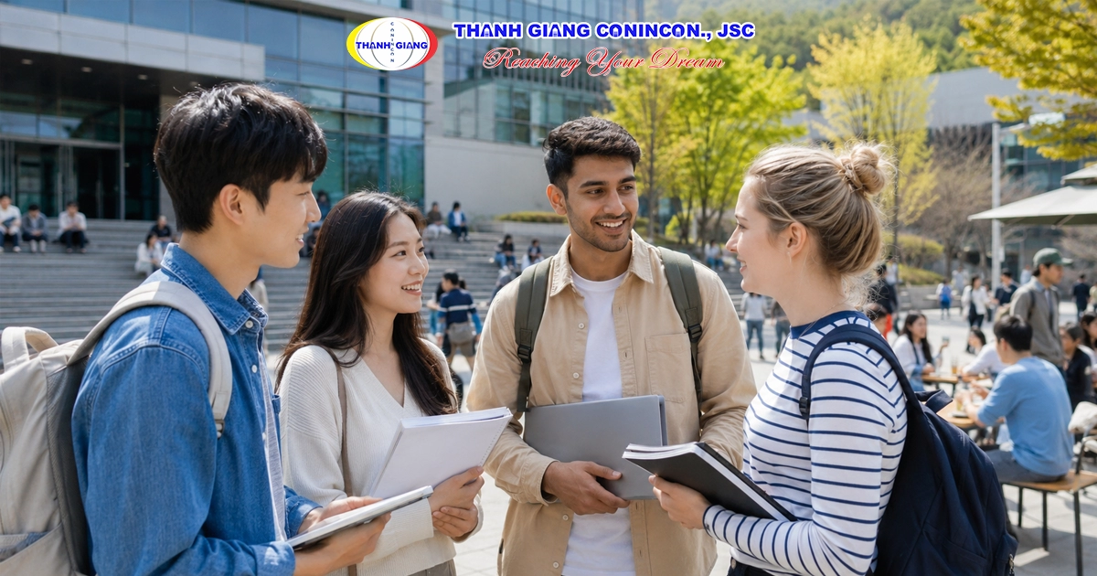 Du học sinh trong môi trường học tập hiện đại tại Hàn Quốc