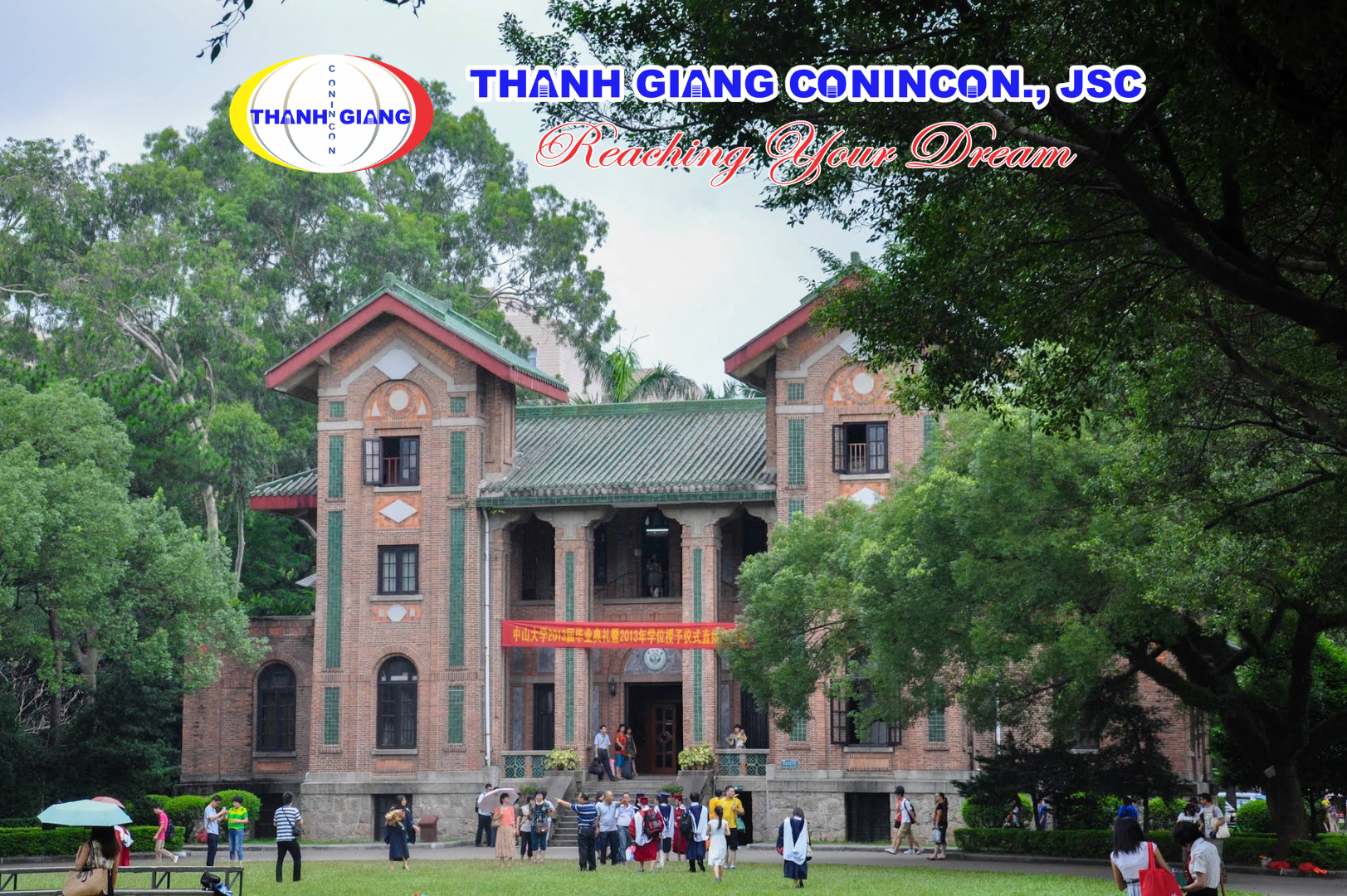 Nhà Cách Lan - công trình kiến trúc cổ kính tại Đại học Trung Sơn