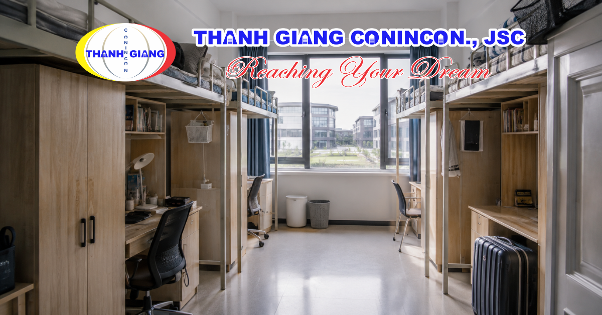 Phòng ký túc xá dành cho sinh viên quốc tế tại trường đại học Trung Quốc