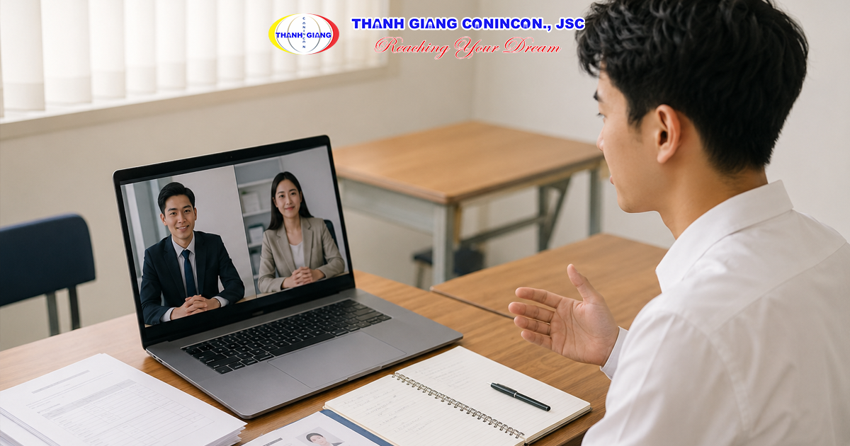 Ứng viên tham gia phỏng vấn xét học bổng tiếng Trung tại Đài Loan