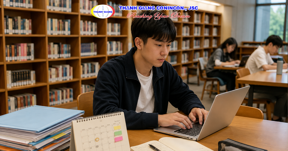 Sinh viên hoàn thiện và nộp hồ sơ học bổng tiếng Trung Đài Loan trực tuyến