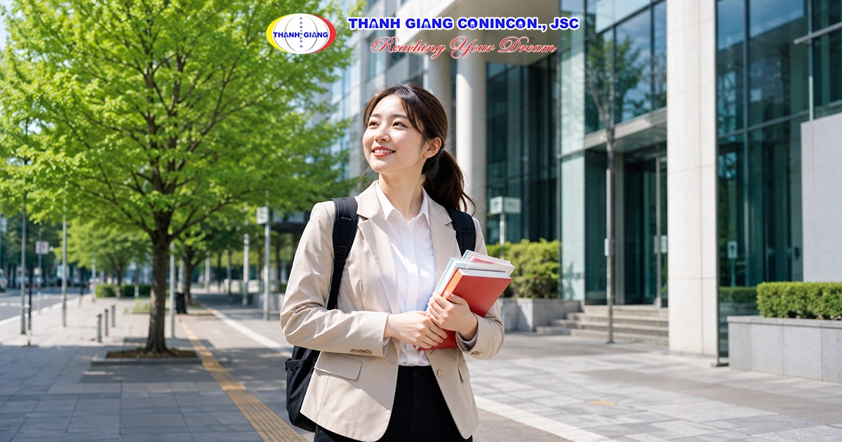 Sang Nhật học tiếng và nâng trình độ