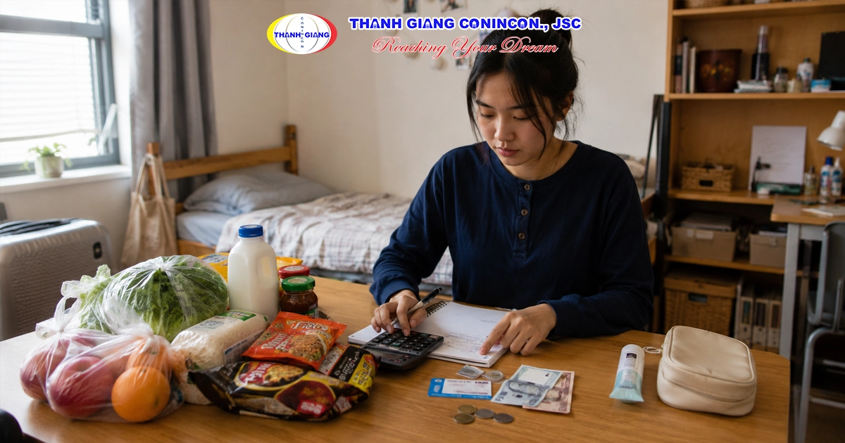 Du học sinh quản lý chi phí sinh hoạt khi học tập tại nước ngoài