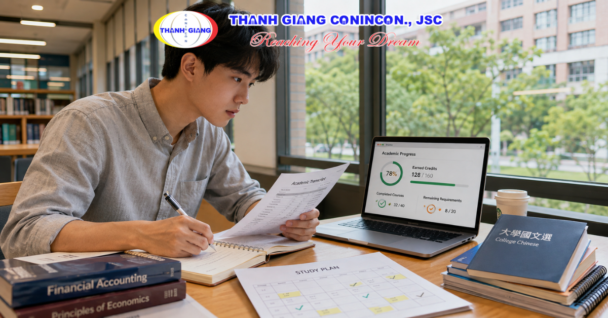 Sinh viên theo dõi tiến độ tín chỉ để hoàn thành chương trình Đại học đúng kế hoạch