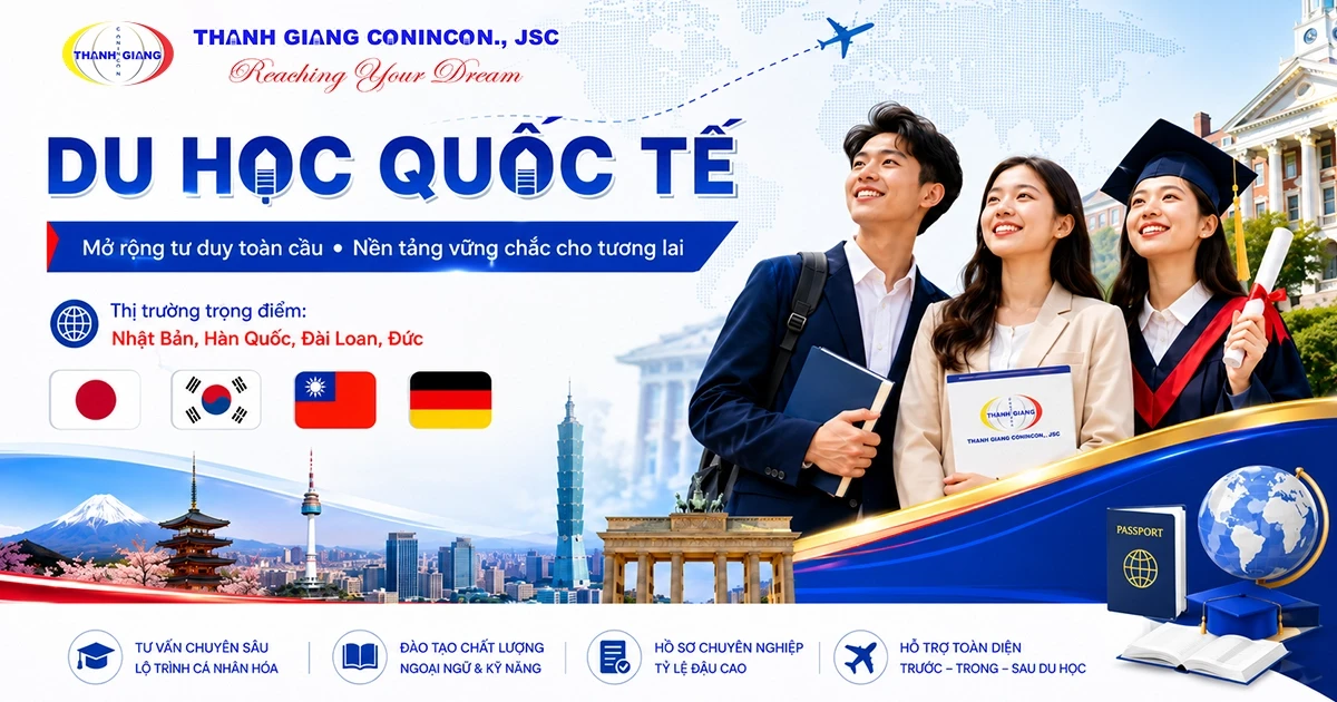 Du học Quốc Tế, dịch vụ nòng cốt của Thanh Giang