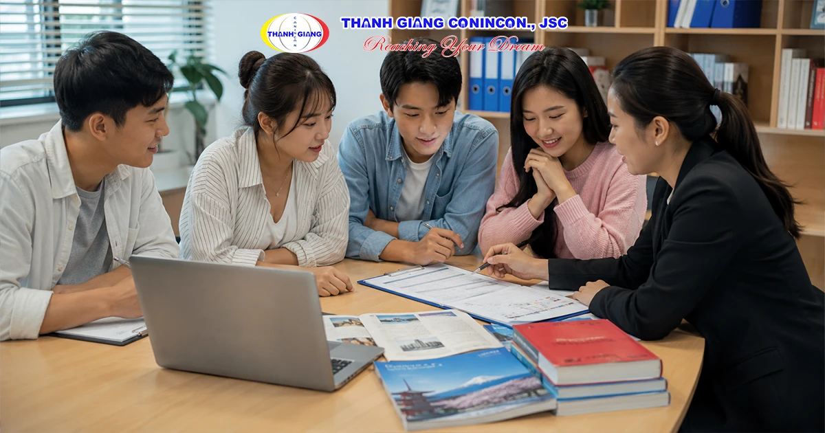 Buổi tư vấn nhóm trong văn phòng