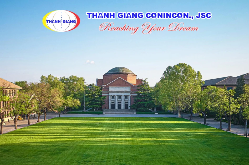 Không gian xanh tại Đại học Thanh Hoa
