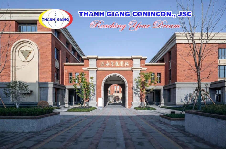 Góc giảng đường mang phong cách Gothic đặc trưng của Đại học Chiết Giang