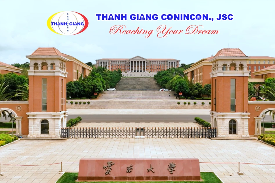 Khuôn viên hiện đại và cảnh quan ấn tượng của Đại học Vân Nam