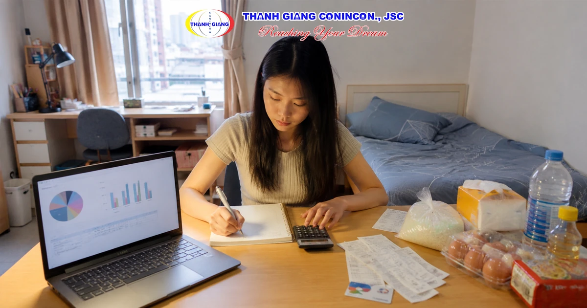 Du học sinh Việt Nam lập kế hoạch chi phí sinh hoạt khi học Thạc sĩ tại Đài Loan.