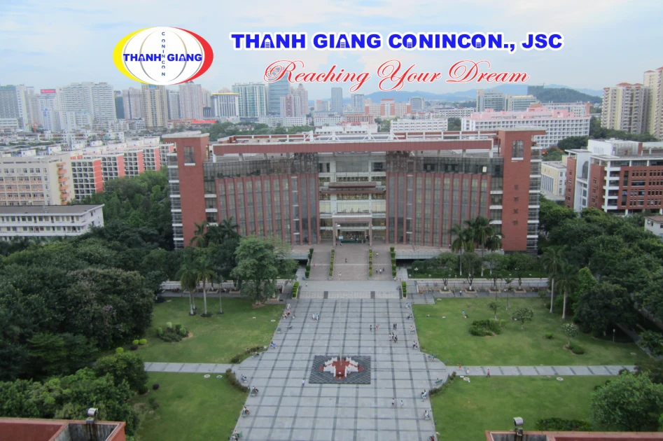 Góc nhìn toàn cảnh Đại học Ký Nam từ trên cao