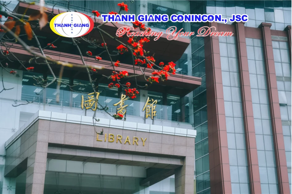 Tòa nhà Thư viện Đại học Ký Nam tại Quảng Châu, Trung Quốc