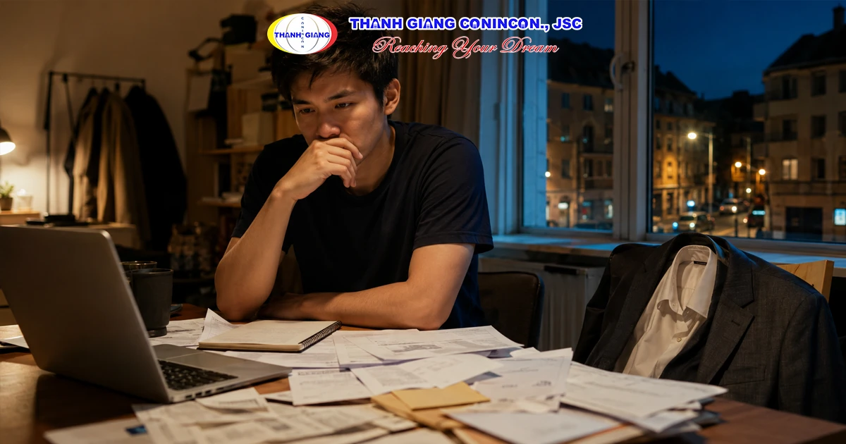 Người trẻ gặp áp lực về hồ sơ, tài chính và công việc do lựa chọn lộ trình sang Đức chưa phù hợp.