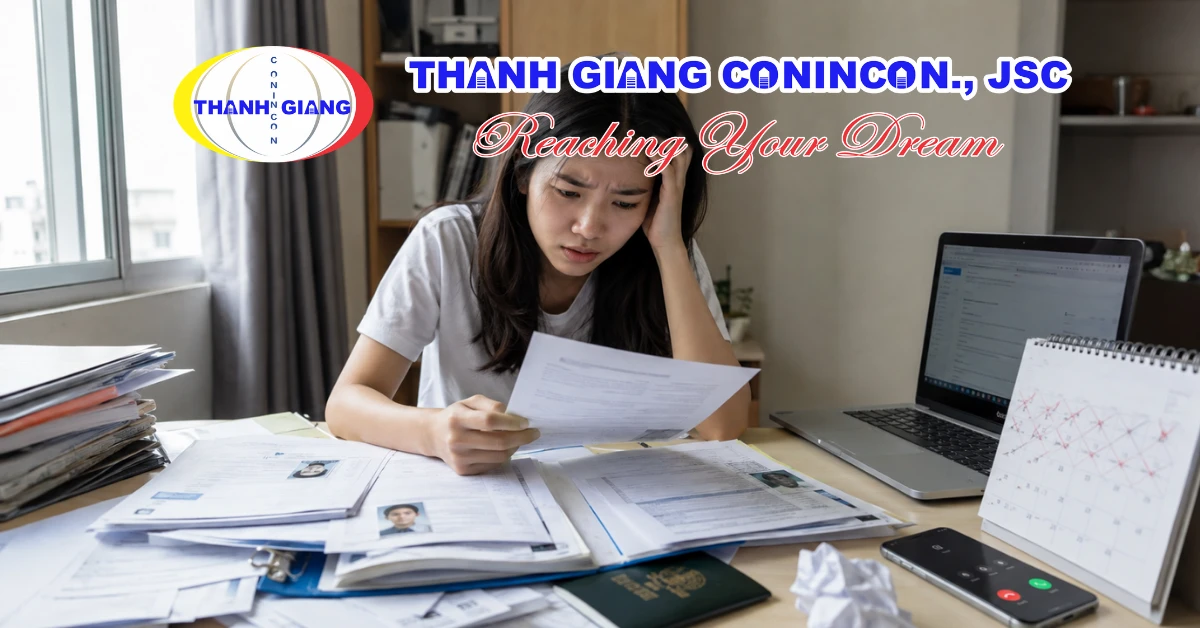 Du học sinh kiểm tra lại hồ sơ giấy tờ trước khi du học Trung Quốc