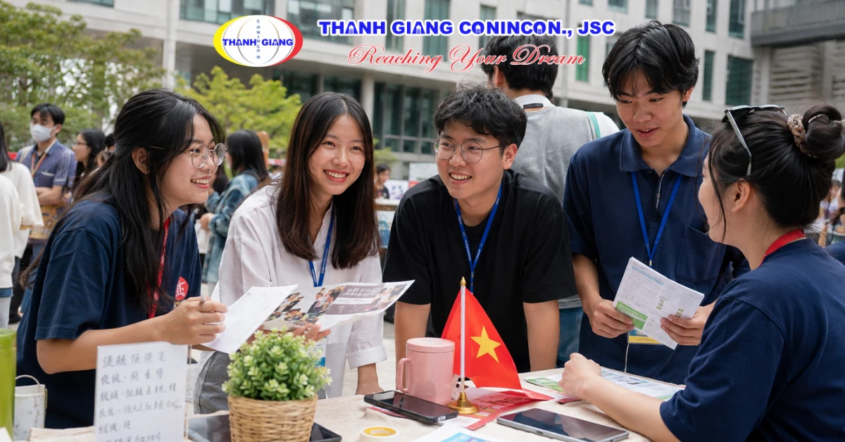 Du học sinh Việt tham gia hoạt động ngoại khóa tại trường Đài Loan