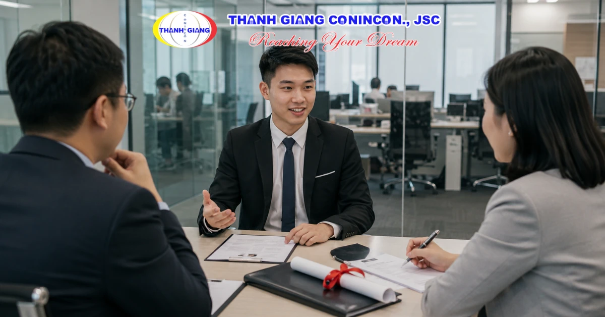 Du học sinh tốt nghiệp tại Đài Loan phỏng vấn với nhà tuyển dụng quốc tế