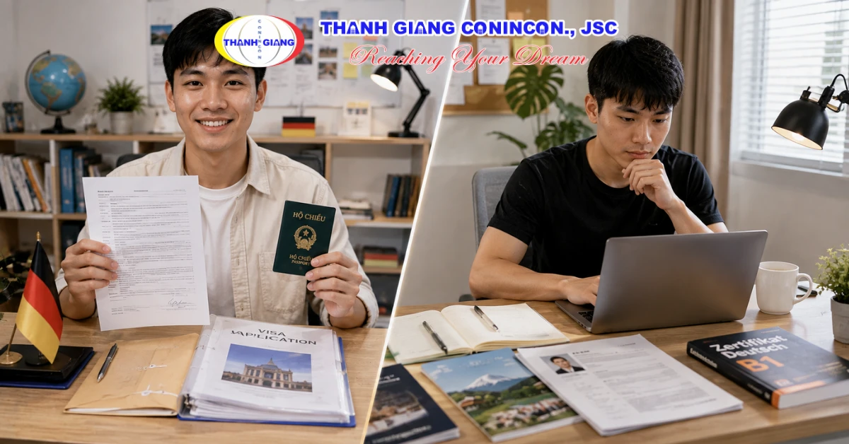 Hai lộ trình du học nghề Đức khi đã có hợp đồng và chưa tìm được vị trí đào tạo