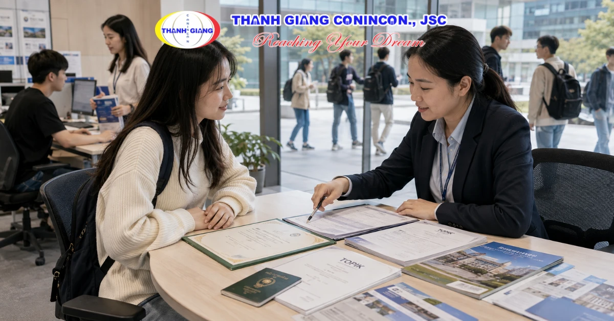 Du học sinh kiểm tra các điều kiện đầu vào trước khi đăng ký Đại học tại Hàn Quốc