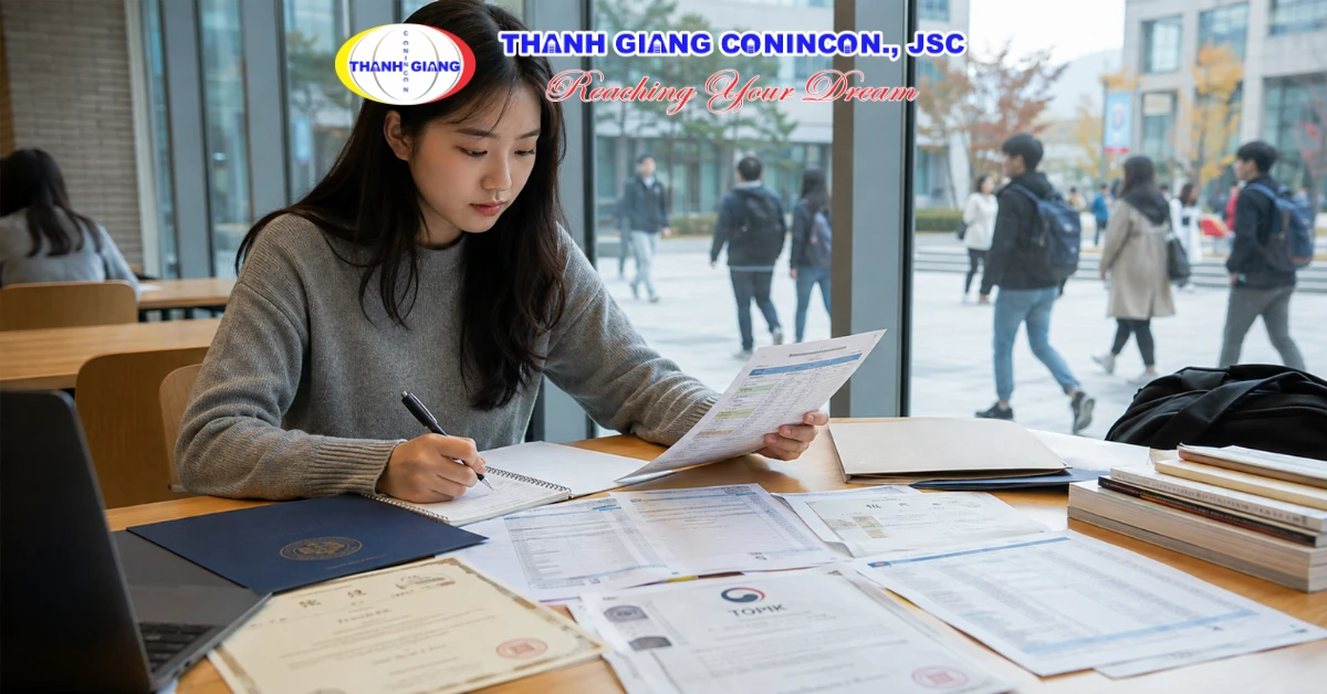 Sinh viên tìm hiểu điều kiện chuyển tiếp và học bổng trước khi đăng ký Đại học tại Hàn Quốc