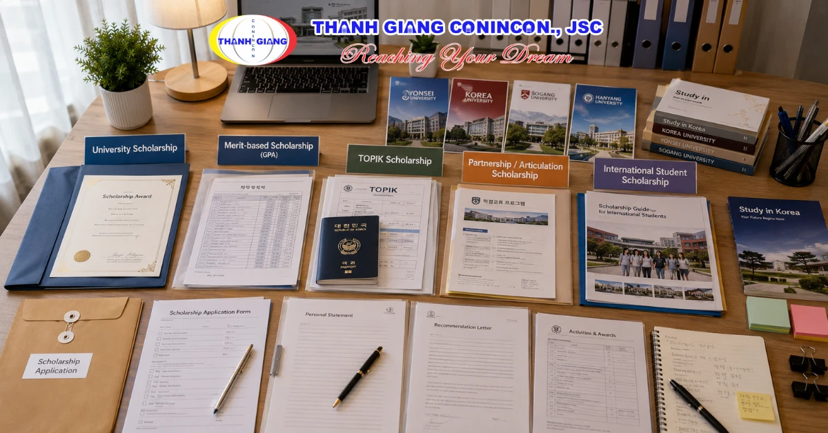 Các nhóm học bổng dành cho sinh viên chuyển tiếp tại Đại học Hàn Quốc