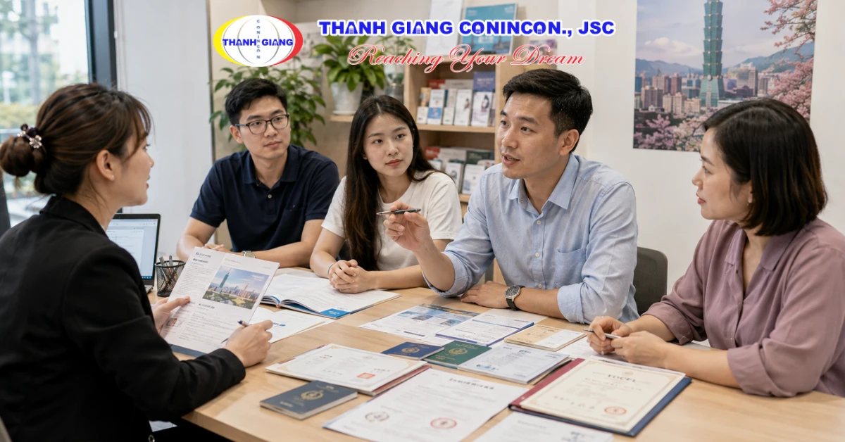 Buổi tư vấn giúp học viên nhìn tổng thể hồ sơ trước khi du học Đài Loan