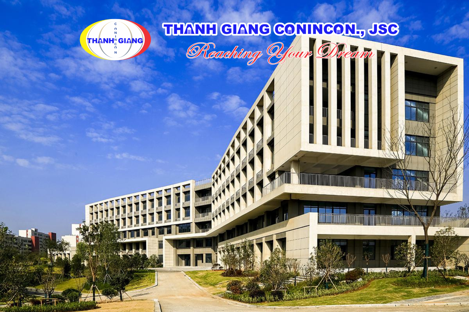 Tòa nhà giảng đường hiện đại tại Đại học Giang Tô, Trung Quốc