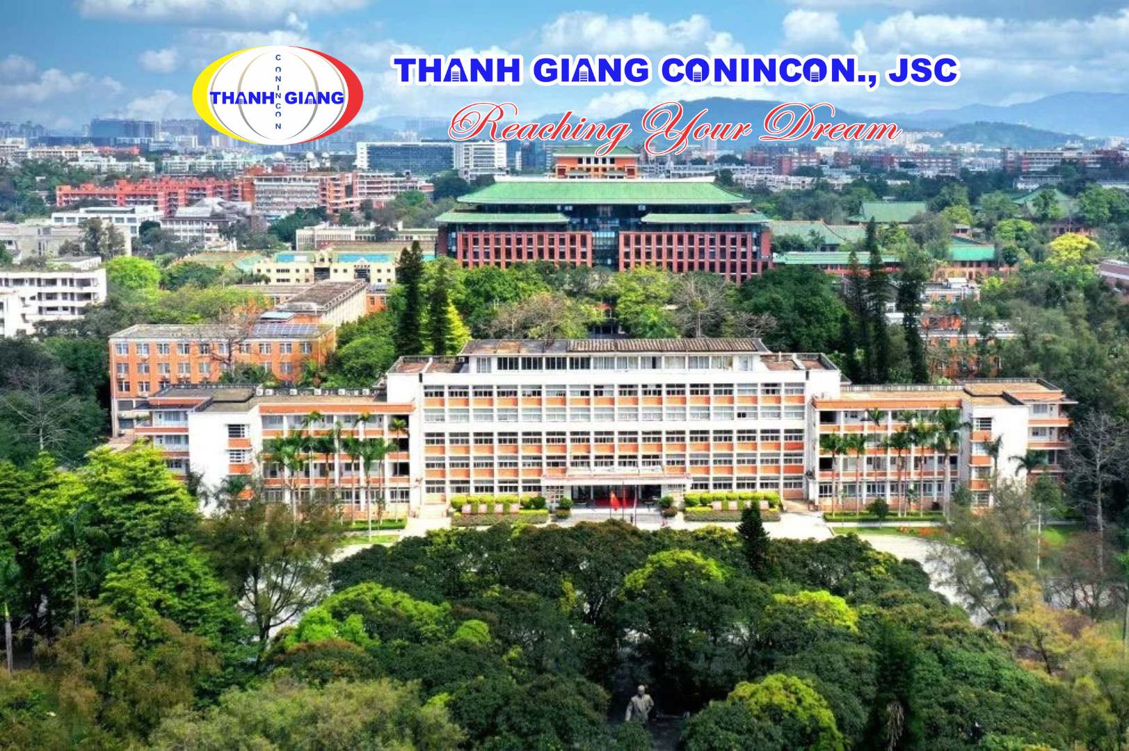 Toàn cảnh Đại học Công Nghệ Hoa Nam