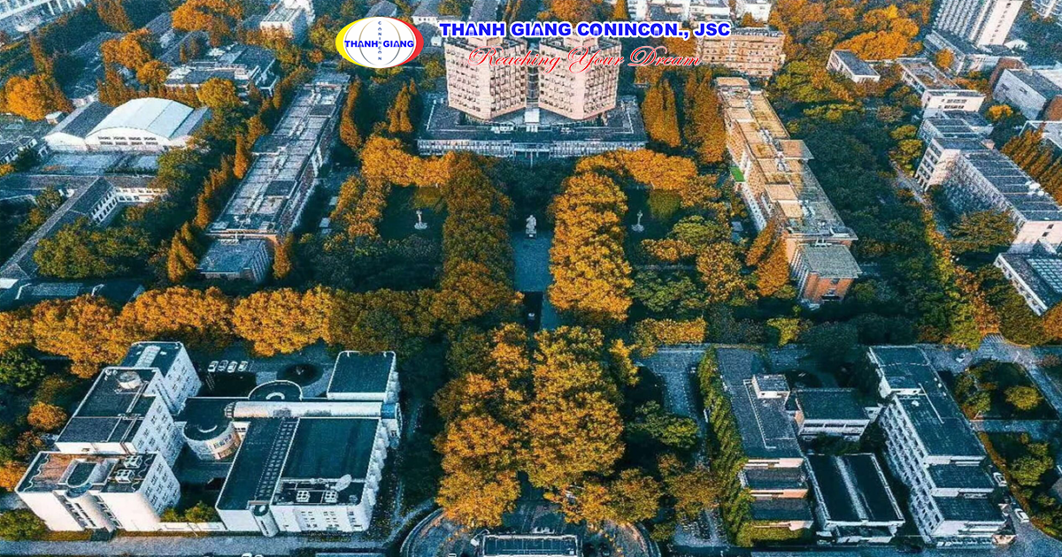 Toàn cảnh Đại học Đồng Tế tại thành phố Thượng Hải Trung Quốc
