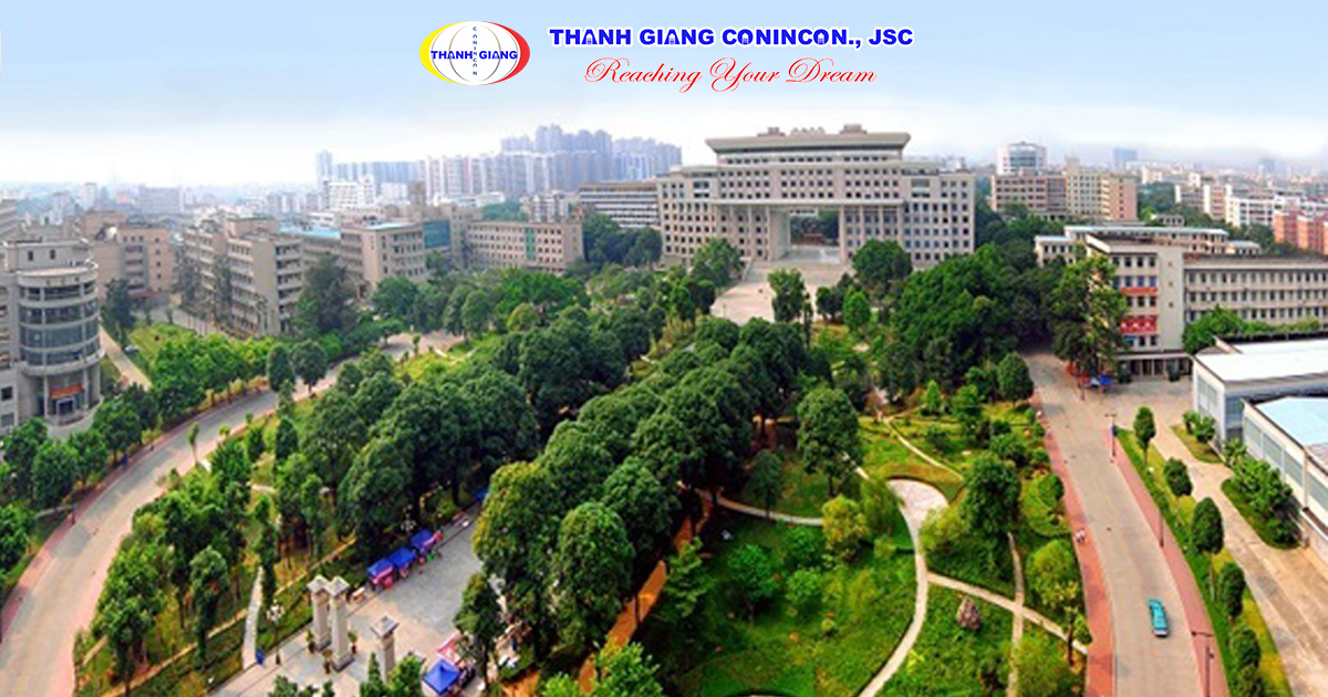 Toàn cảnh khuôn viên Đại học Quảng Tây tại thành phố Nam Ninh