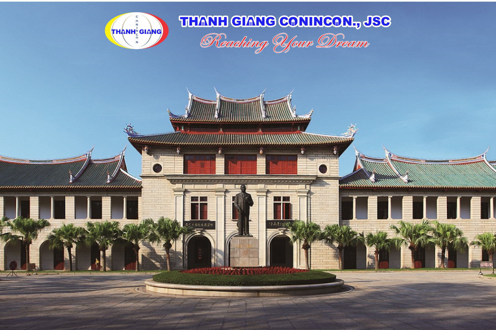 Tượng tưởng nhớ người thành lập trường Trần Gia Canh